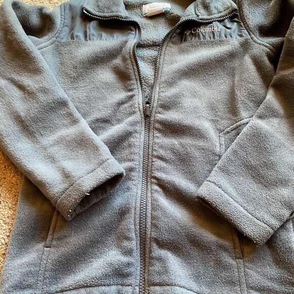 Grey, Columbia kids zip up jacket - Picture 2 of 7